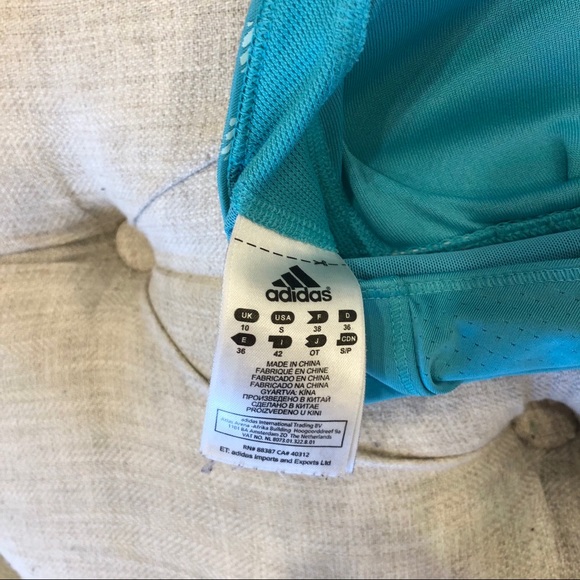 Turquoise Adidas sports bra - Picture 5 of 5